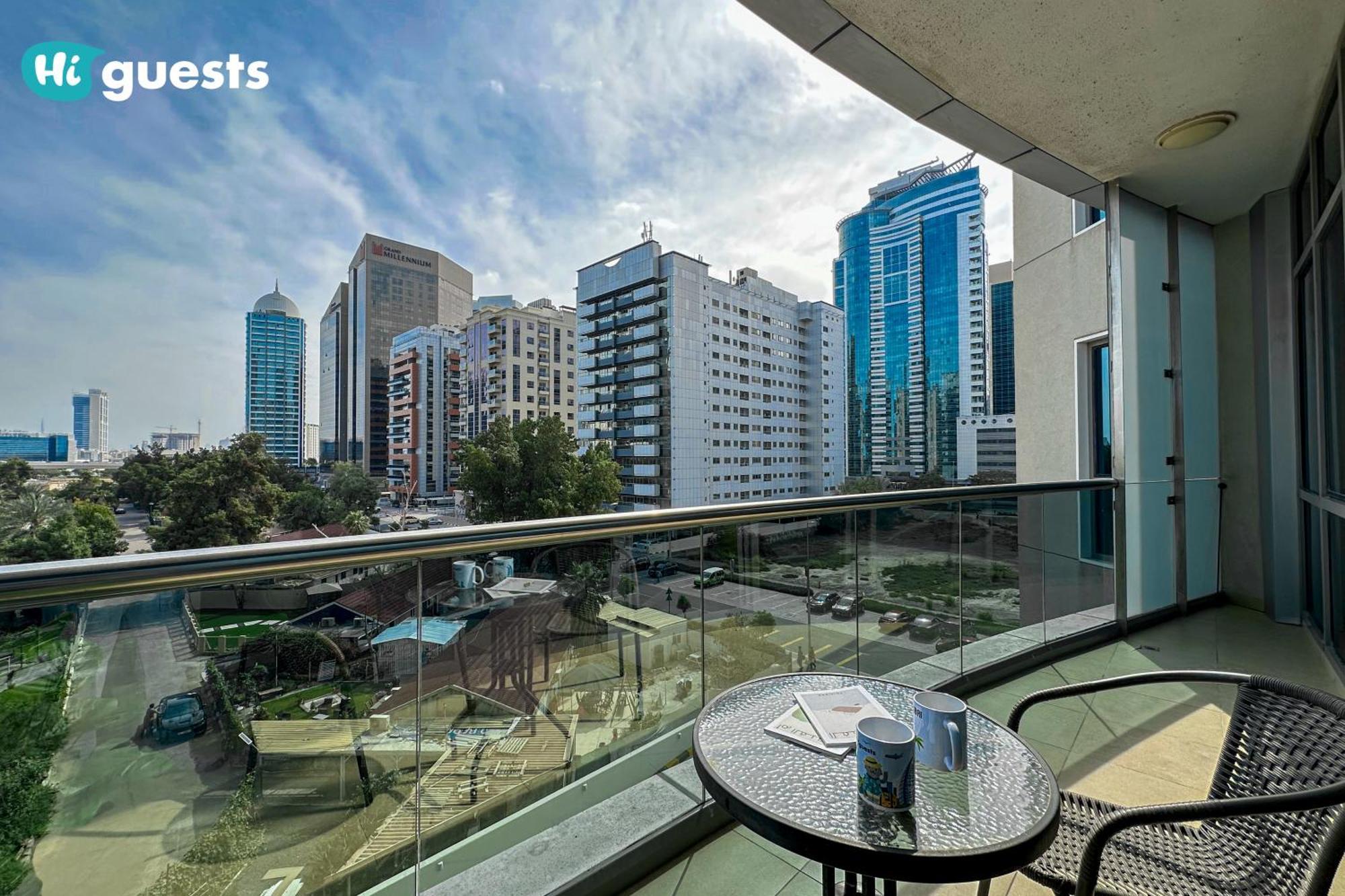 Higuests - Chic At Madison Residency Close Metro Dubai